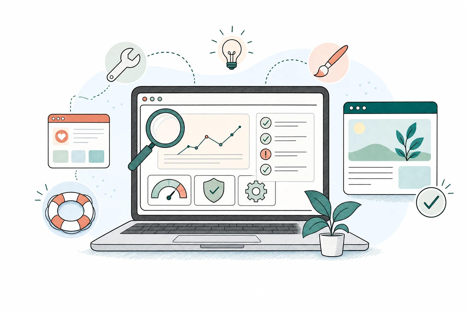 Análisis, reparación, diseño y medición de una web
